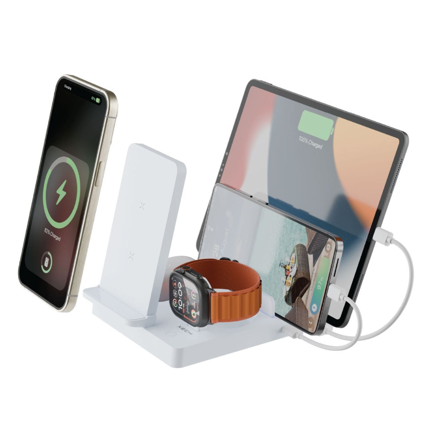 Wireless Charging Station Apple Ipad Docking Station XECH