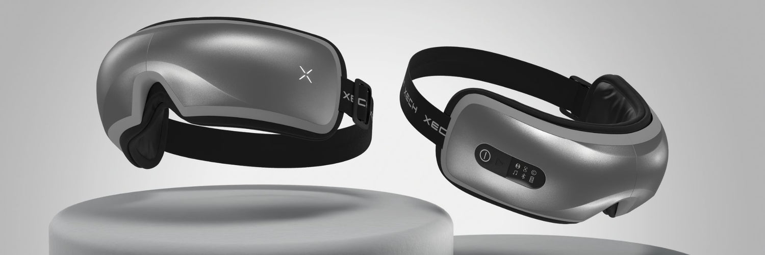 Best Eye Massager Brands in India_XECH Eye Massagers_Mini Electric Eye Massaging System_Best Massager for Sleep_Relaxation