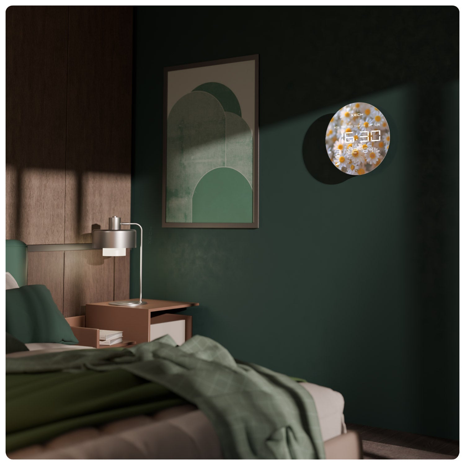 ClocksXECHSolaris Plus Floral