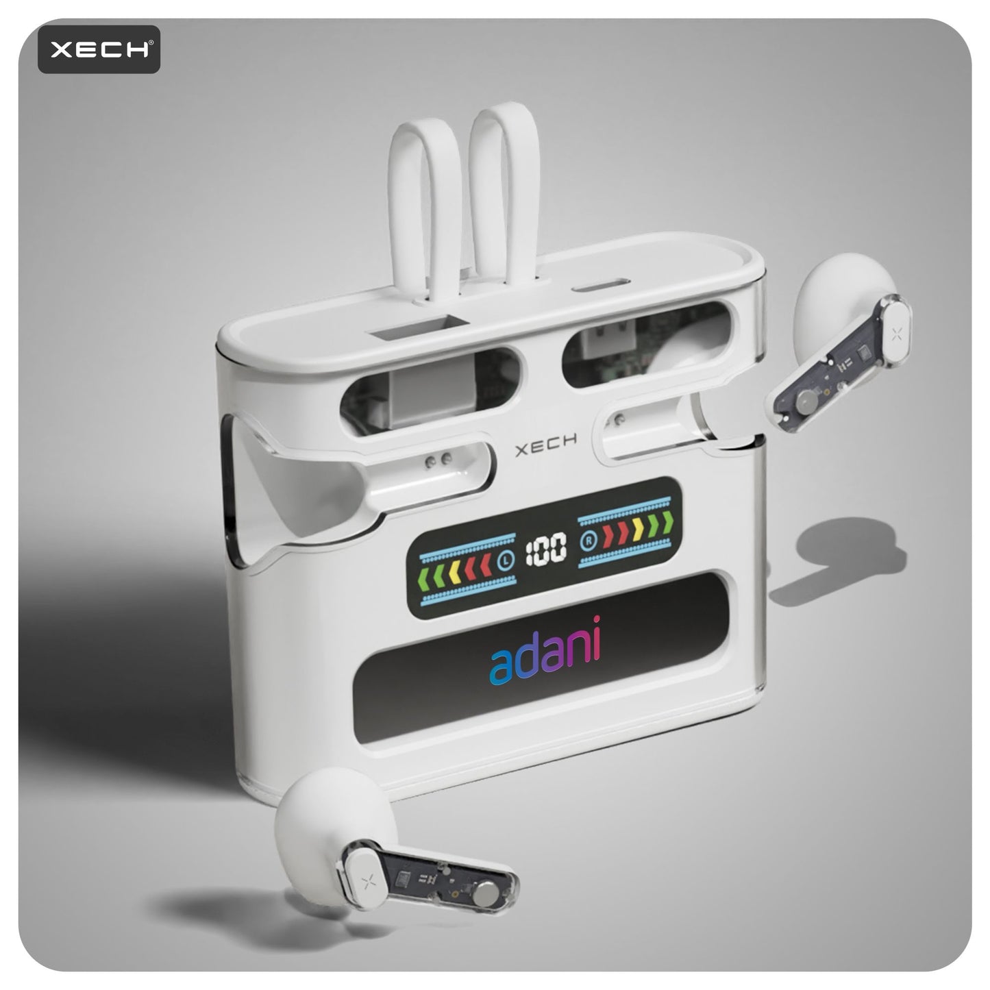 Multifunctional TWS earbuds by XECH is best for employee gifting & client gifts this festive season