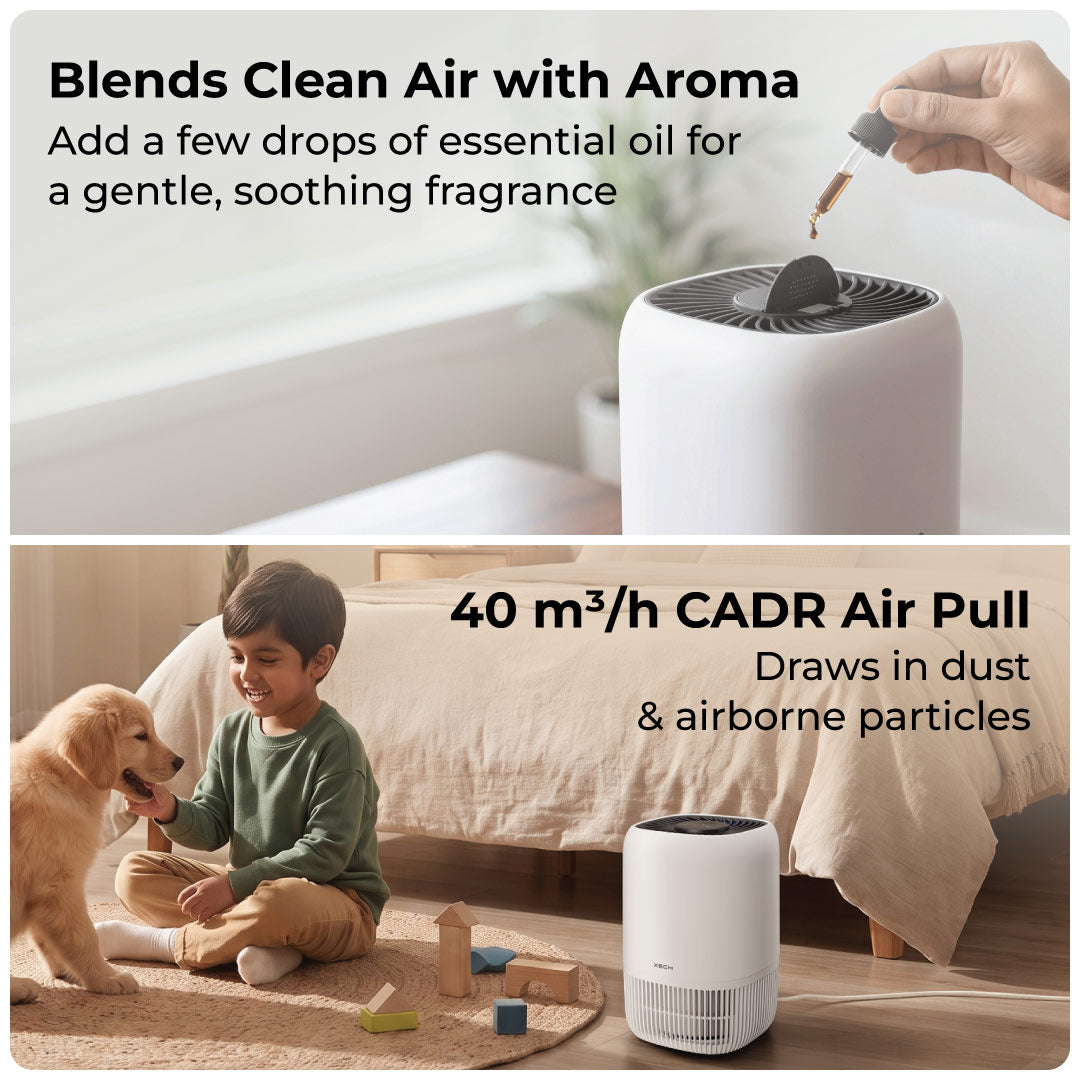 Atmos H13 HEPA Air Purifier for Small Rooms - XECH