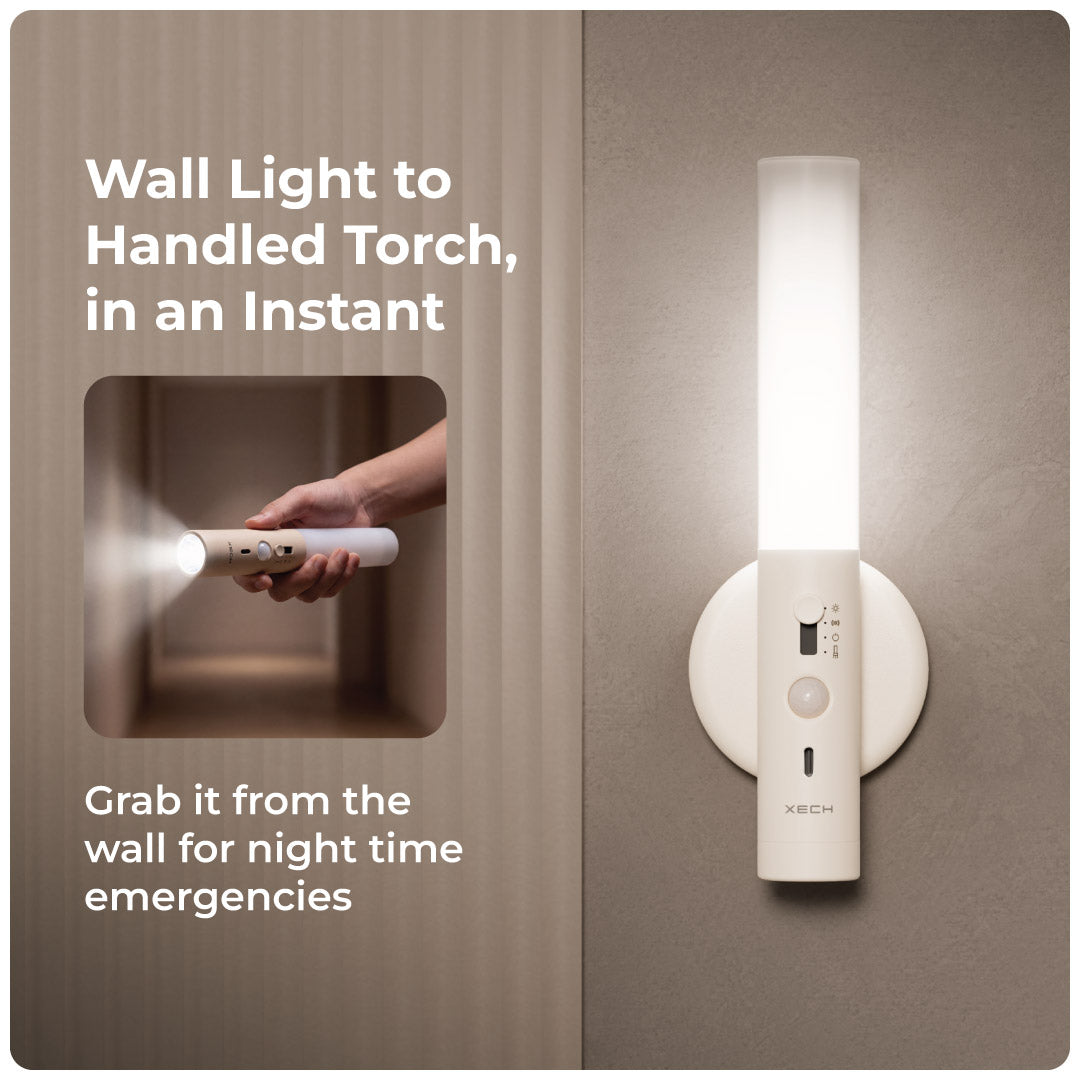 Oracle Motion Sensor Night Light with Detachable Torch - XECH