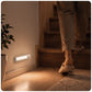 XECH SENSY motion sensor light illuminating an indoor staircase at night