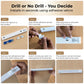 Six-step adhesive Velcro installation guide for XECH SENSY sensor light