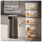 Mini electric kettle for warm water, tea, coffee and noodles with adjustable temperature control