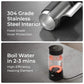304-grade stainless steel portable kettle with 300W heating system and compact 300ml capacity