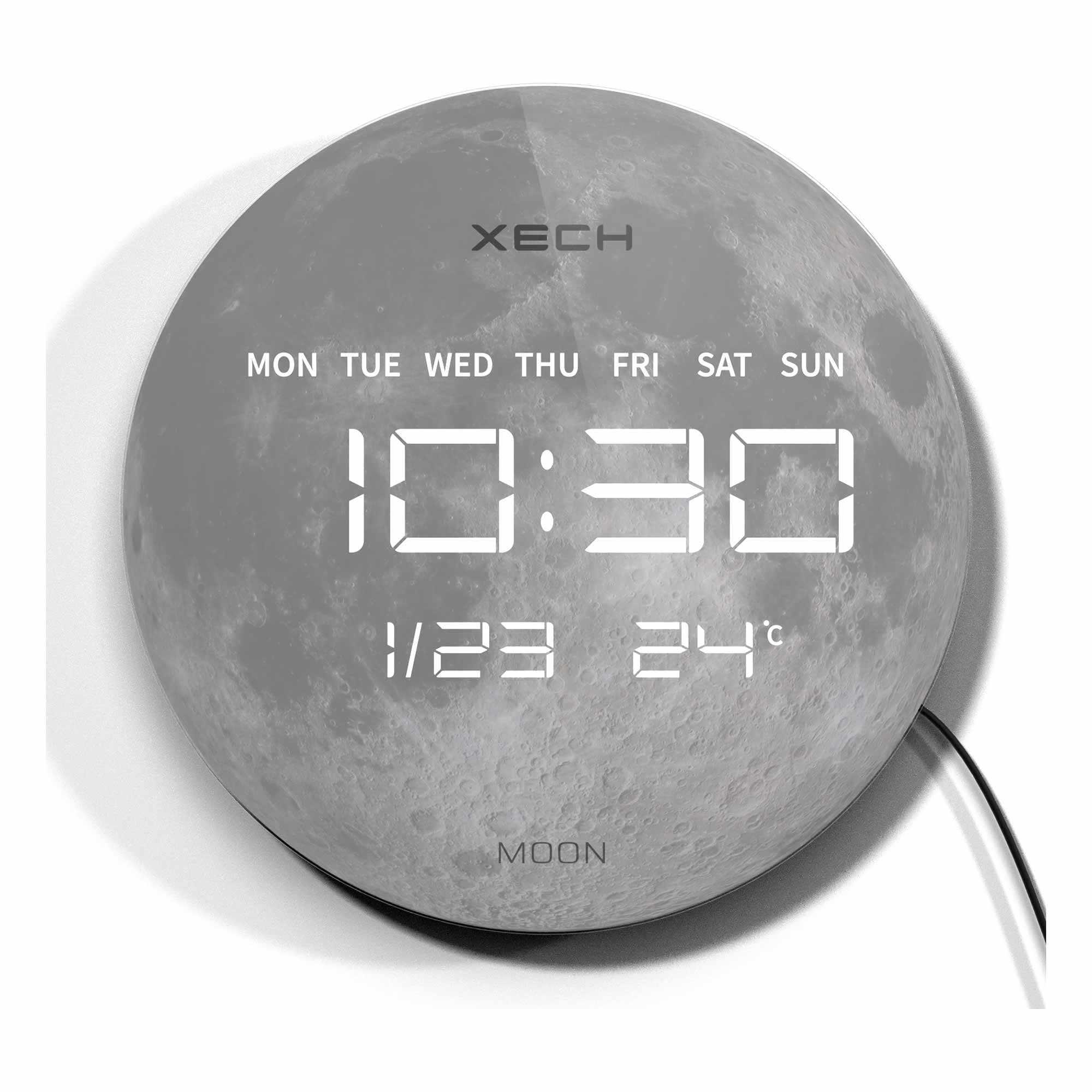 Digital Wall Clock - Solaris LED Wall Clocks for Home Decoration – XECH