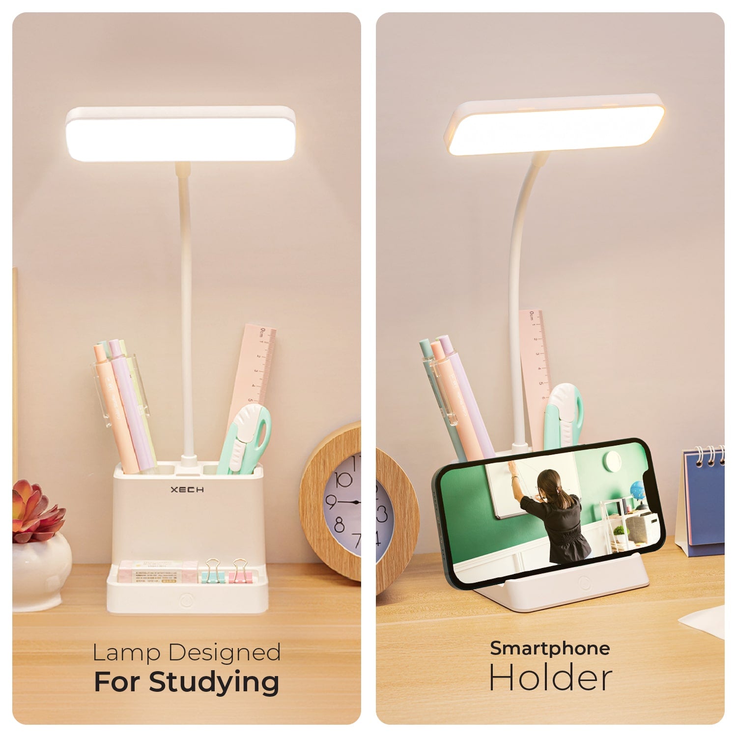 Table Lamp for Students with Pen Stand Desky Lite – XECH
