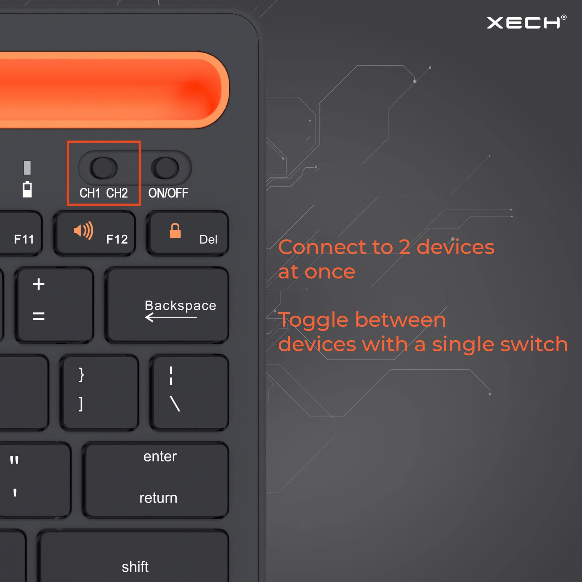 Double Channel Keyboard – XECH