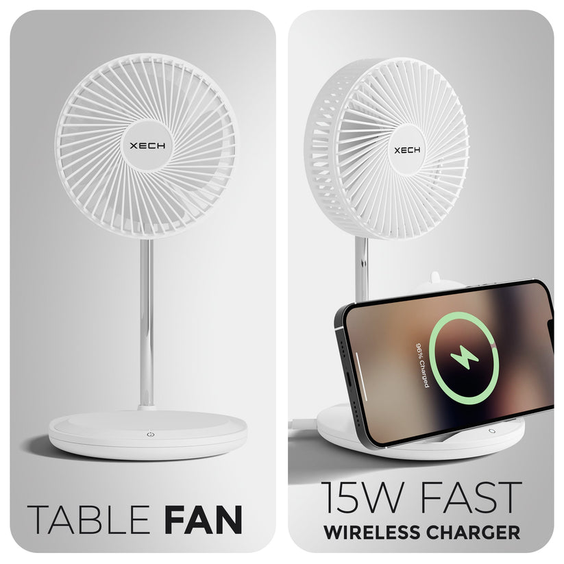 Charge Fan Aerocharge - Table Fan with Wireless Charger – XECH