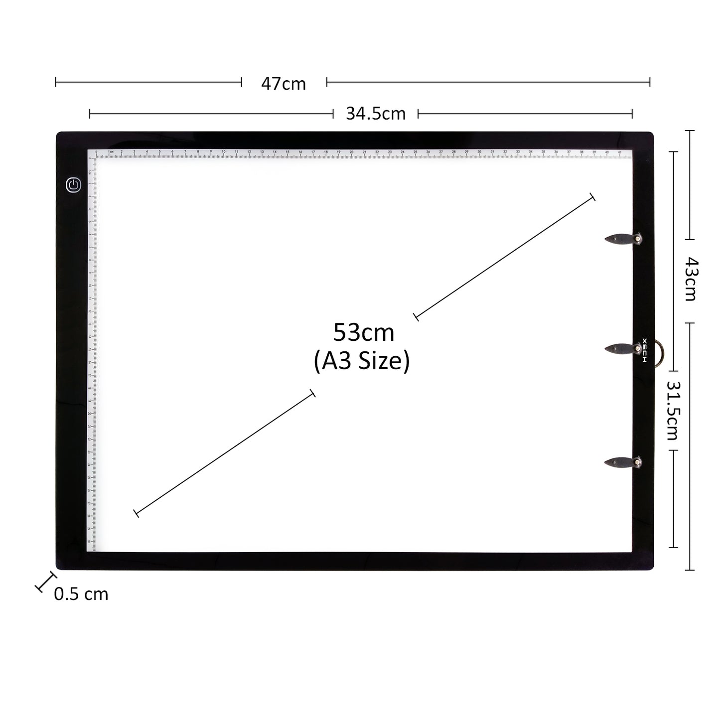 XECH X-Board X-Ray Viewer A4 Size - XECH