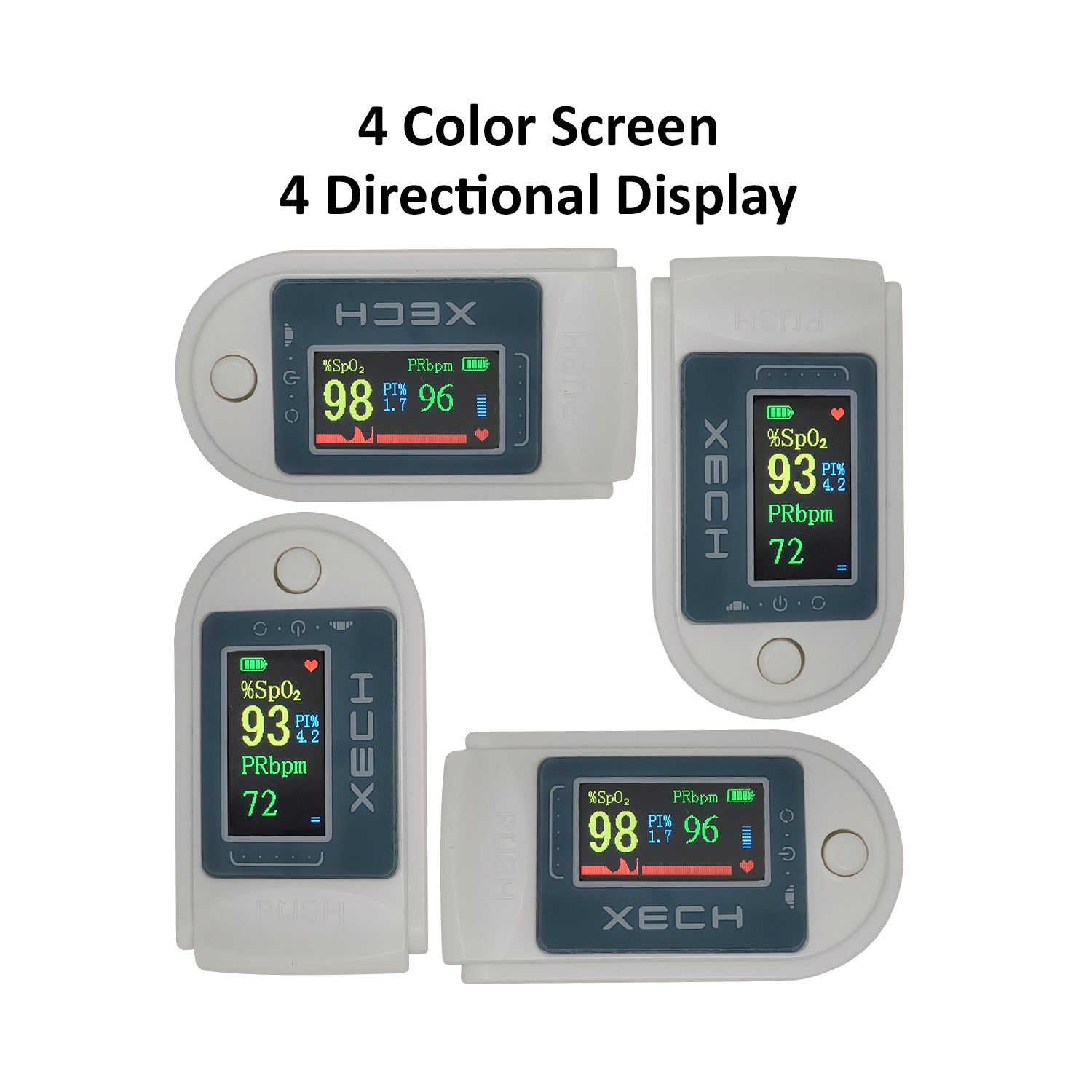 XECH Oxybeat Finger Pulse Oximeter - XECH