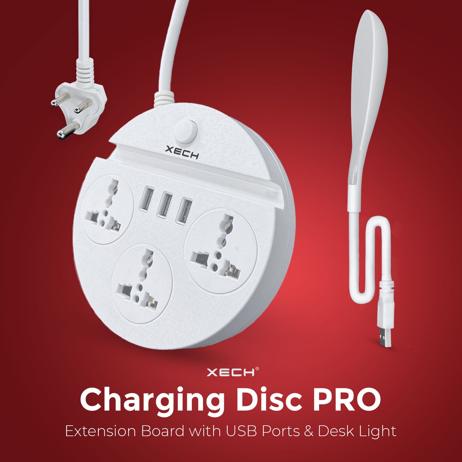 Charging Disc PRO with USB Light - XECH