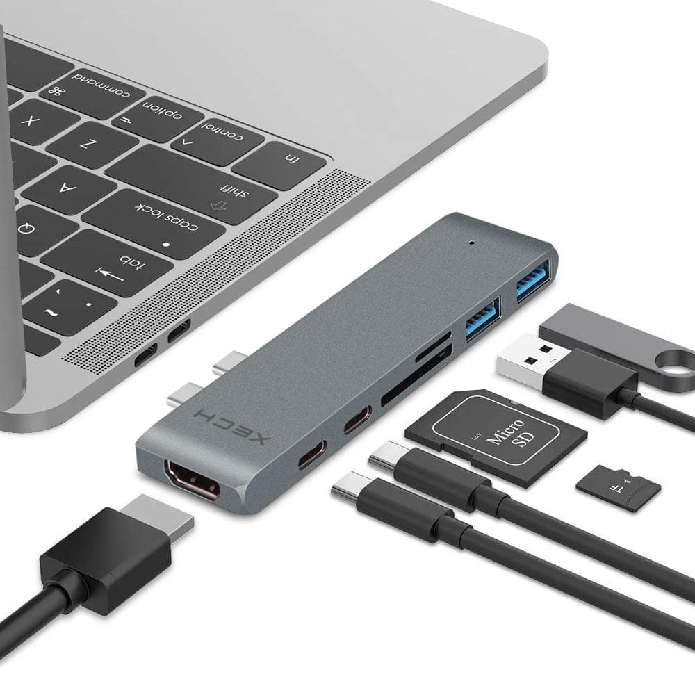 HEPTA HUB 7 in 1 MULTIPORT ADAPTER - XECH