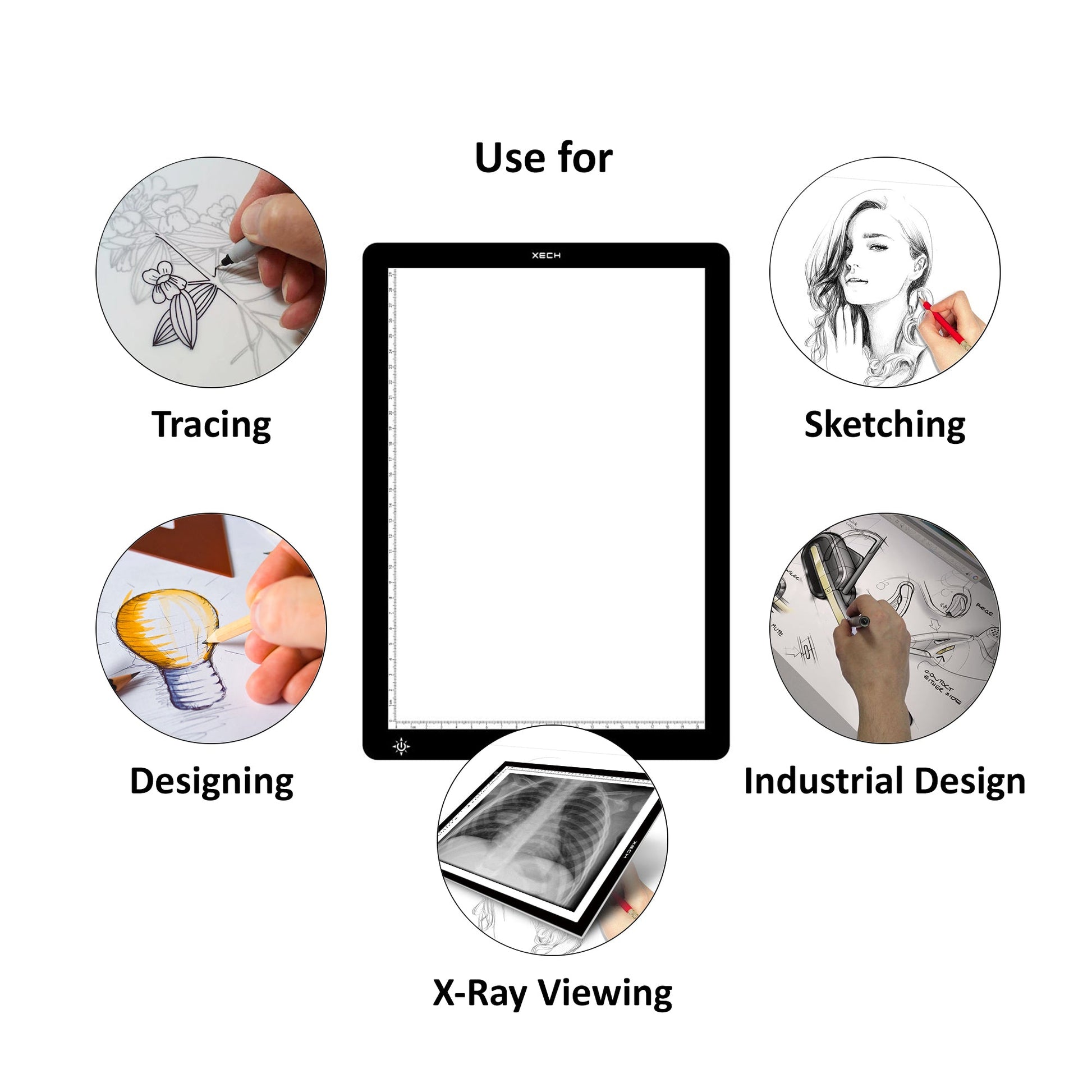 LED Drawing BoardXECHX - Board Magnetic A4 Size